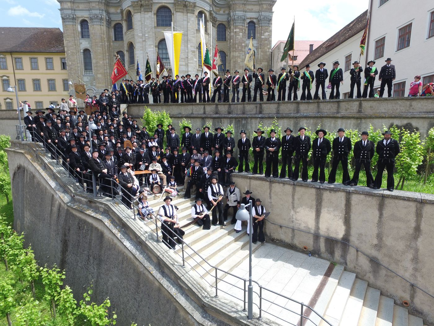 Luftaufnahme vom Himmelfahrtstreffen in Ravensburg 2018